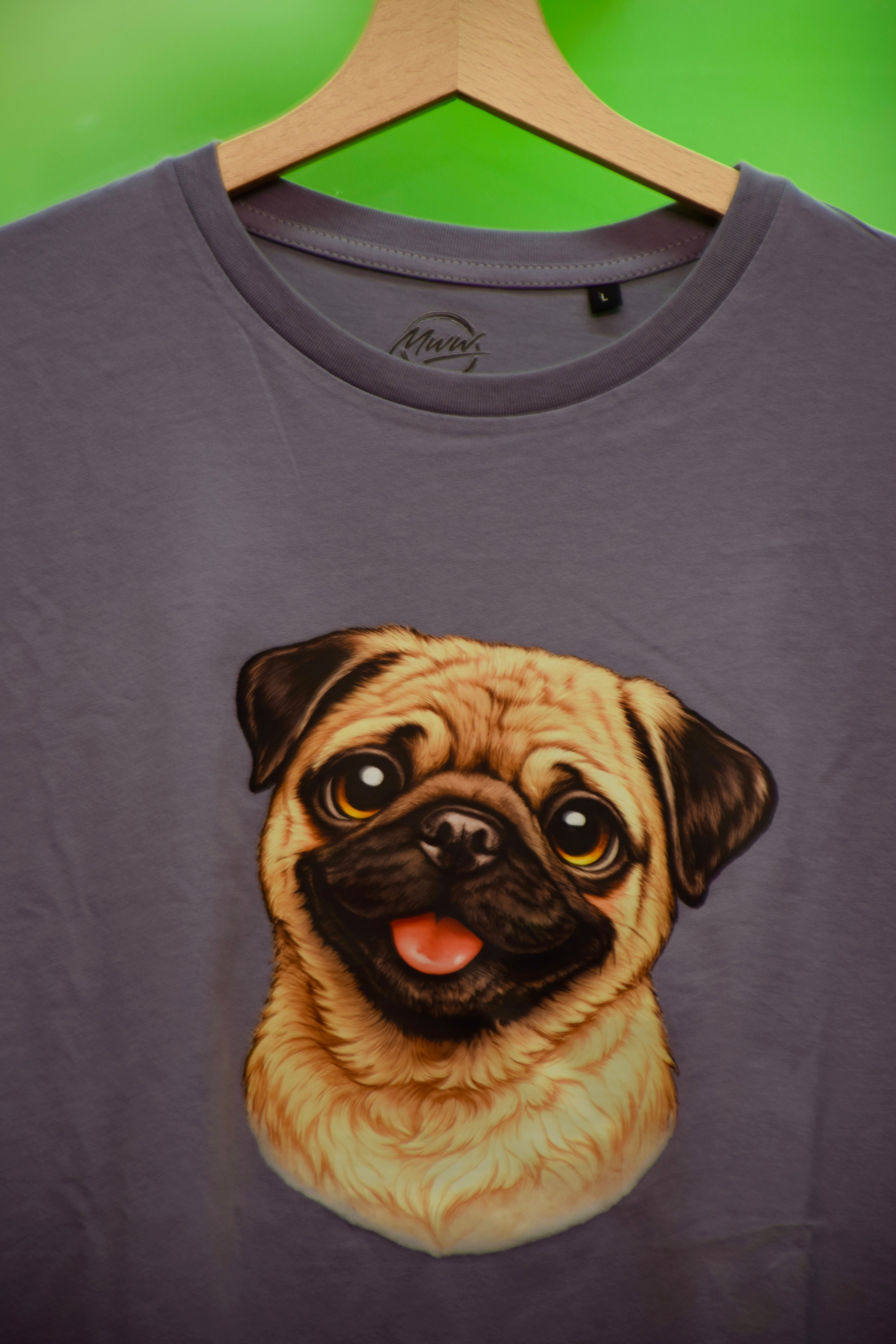 Pug Mood - Mopsz mintás póló
