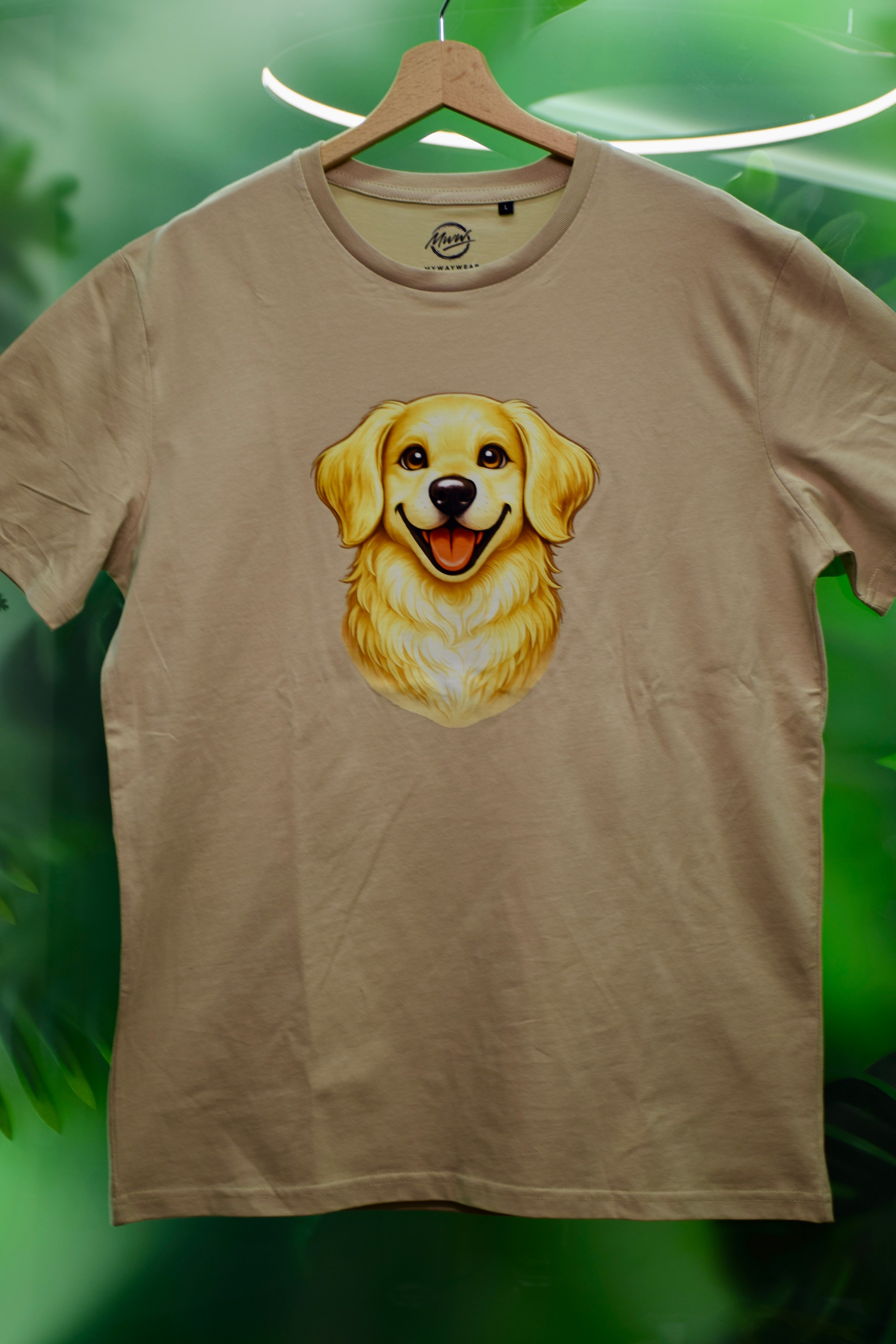 Golden Glow - Golden retriever póló