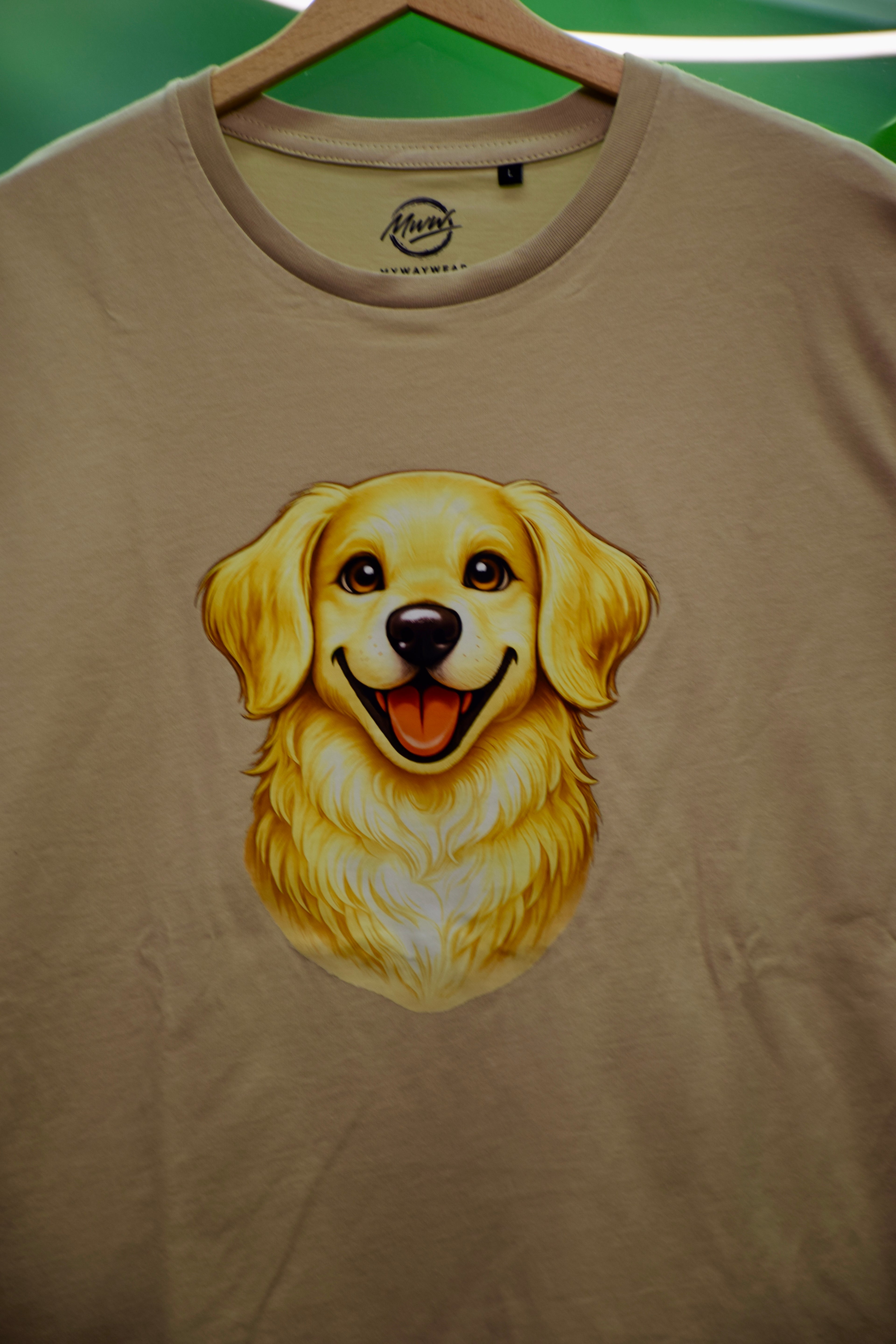 Golden Glow - Golden retriever póló