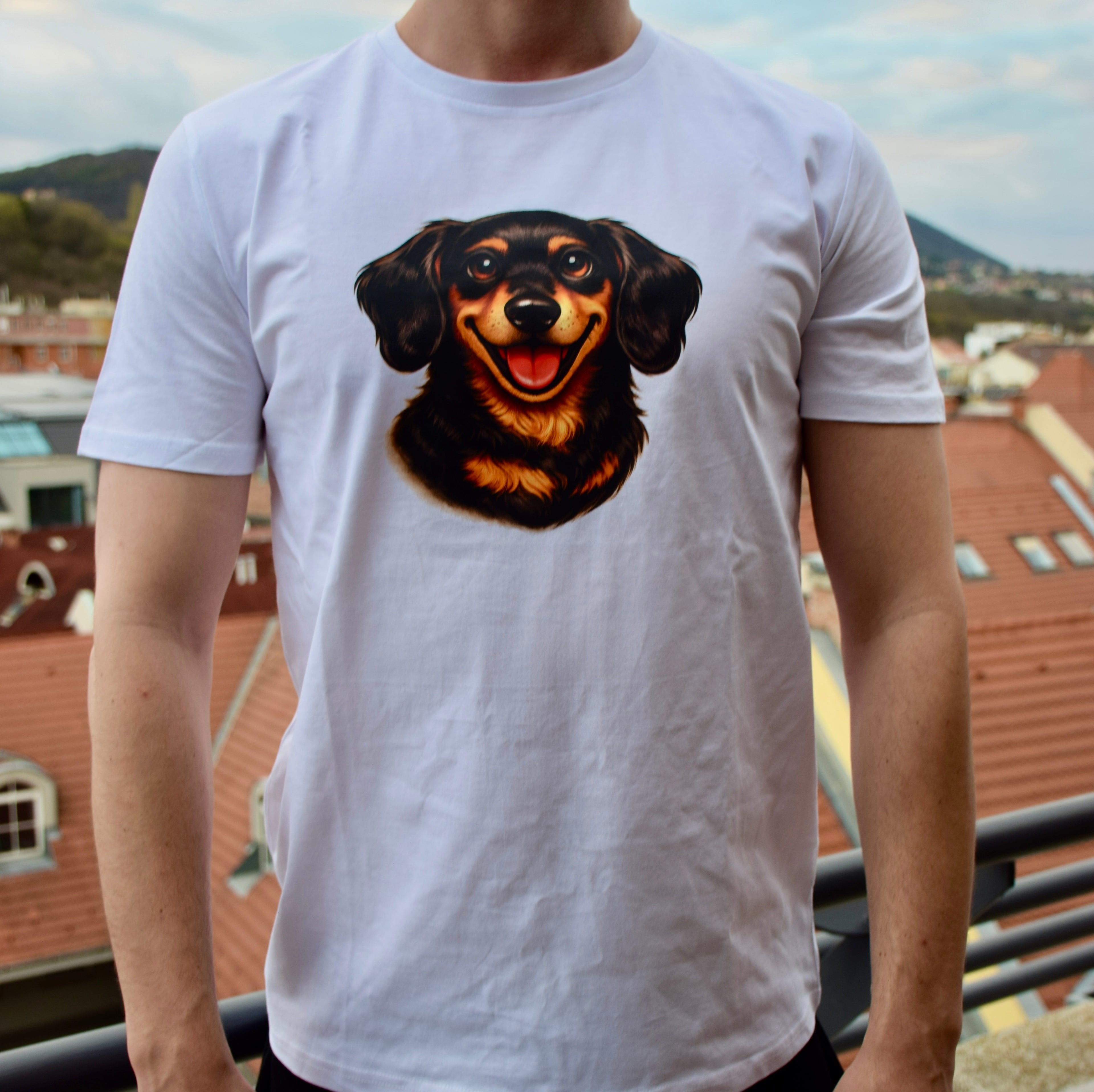 Dachshund Explorer - Tacskó mintás póló