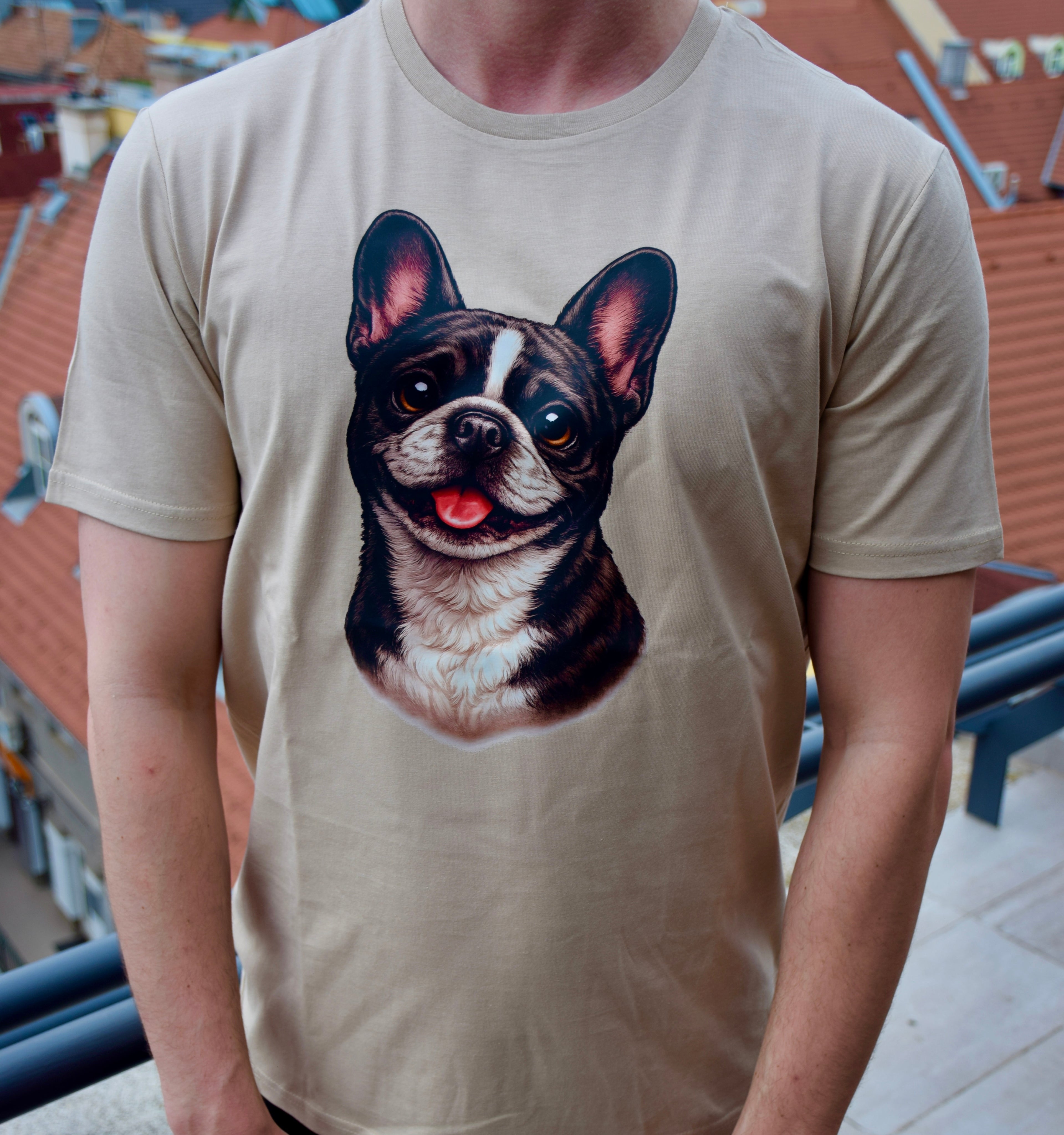 Frenchie Vibes - Francia bulldog mintás póló